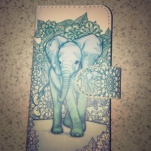 iPhone 6/ 6s elephant design wallet case